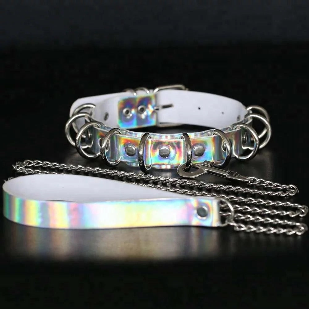 DOGGY COLLAR & LEASH - XXX
