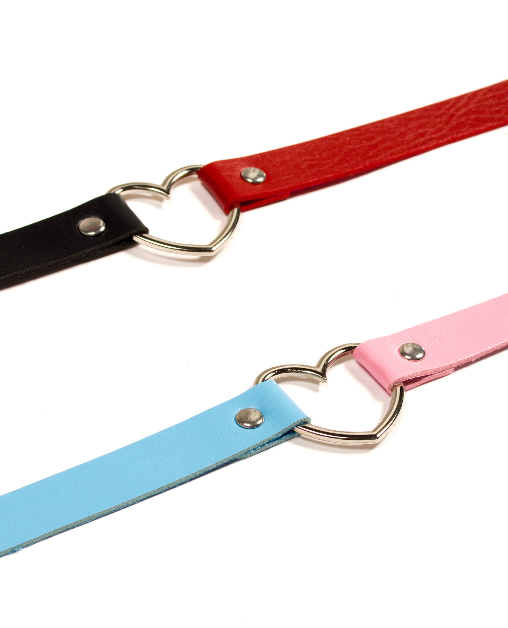 2 TONE HEART COLLAR.