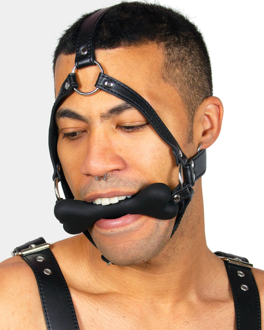 XXX MOUTH GAG HARNESS