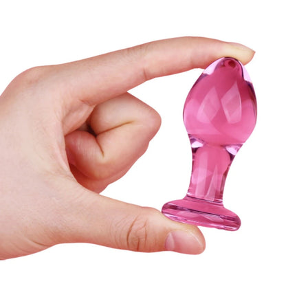 GLASS BUTTPLUG SET