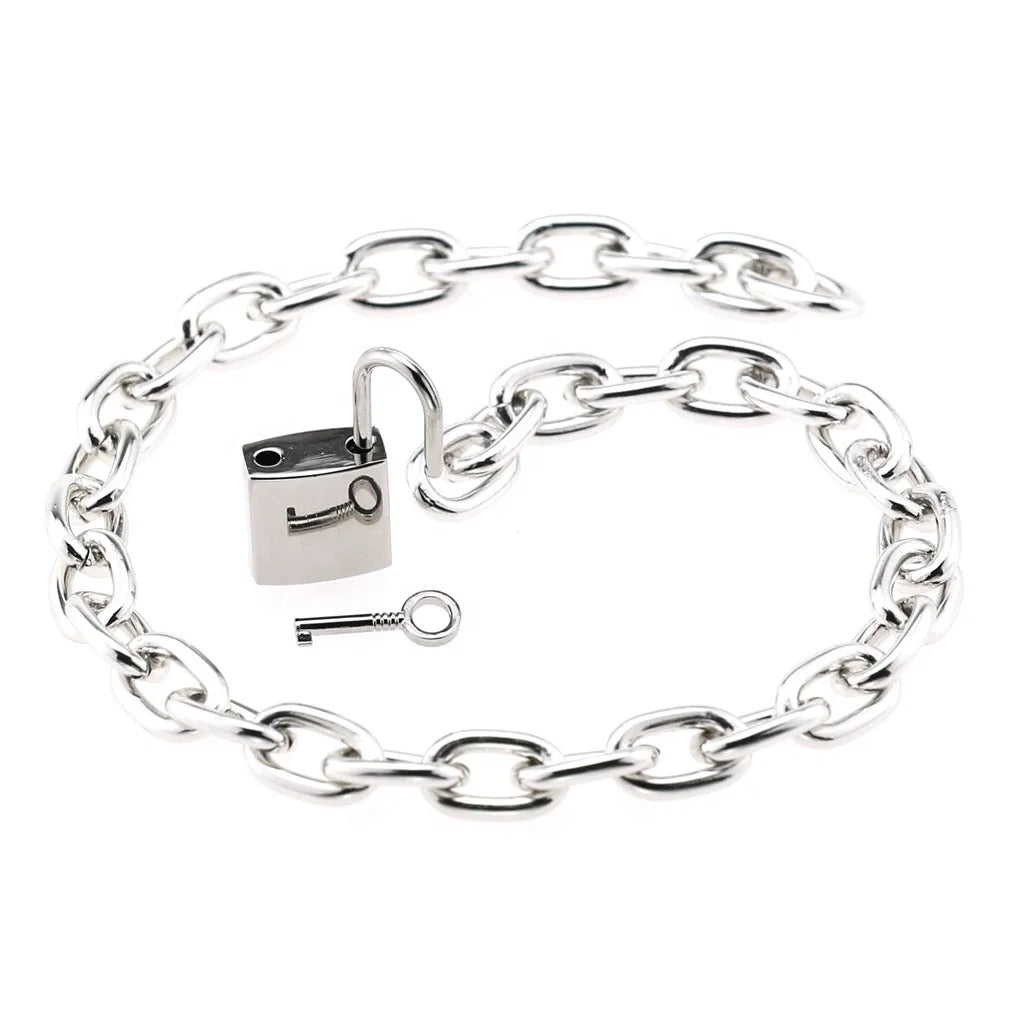 CHAIN PADLOCK COLLAR - XXX